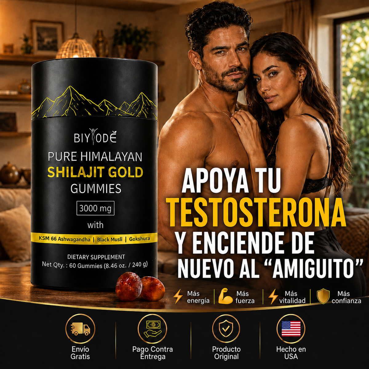 Gomitas Shilajit Gold (x60)