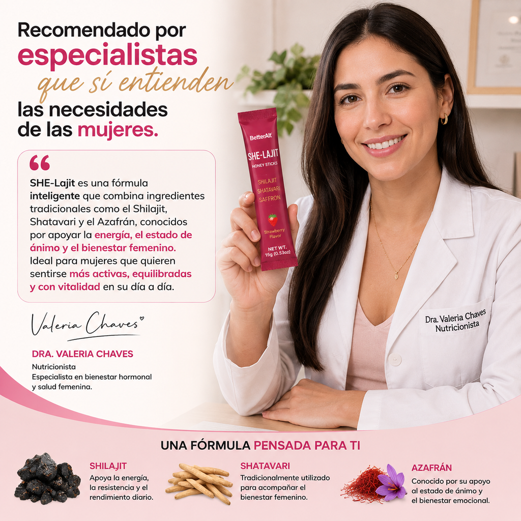 SHILAJIT PARA MUJERES